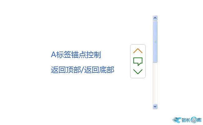 div+css A标签锚点功能