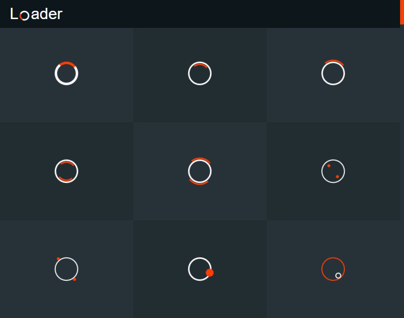CSS加载动画大全/Loader加载等待动画特效