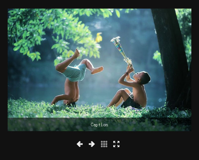 jQuery+CSS3动画相册代码