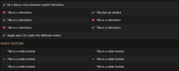 mootools实现checkbox和radiobox效果