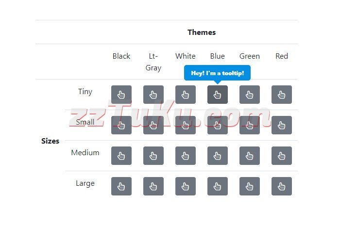 Tooltip工具提示集合插件基于jQuery