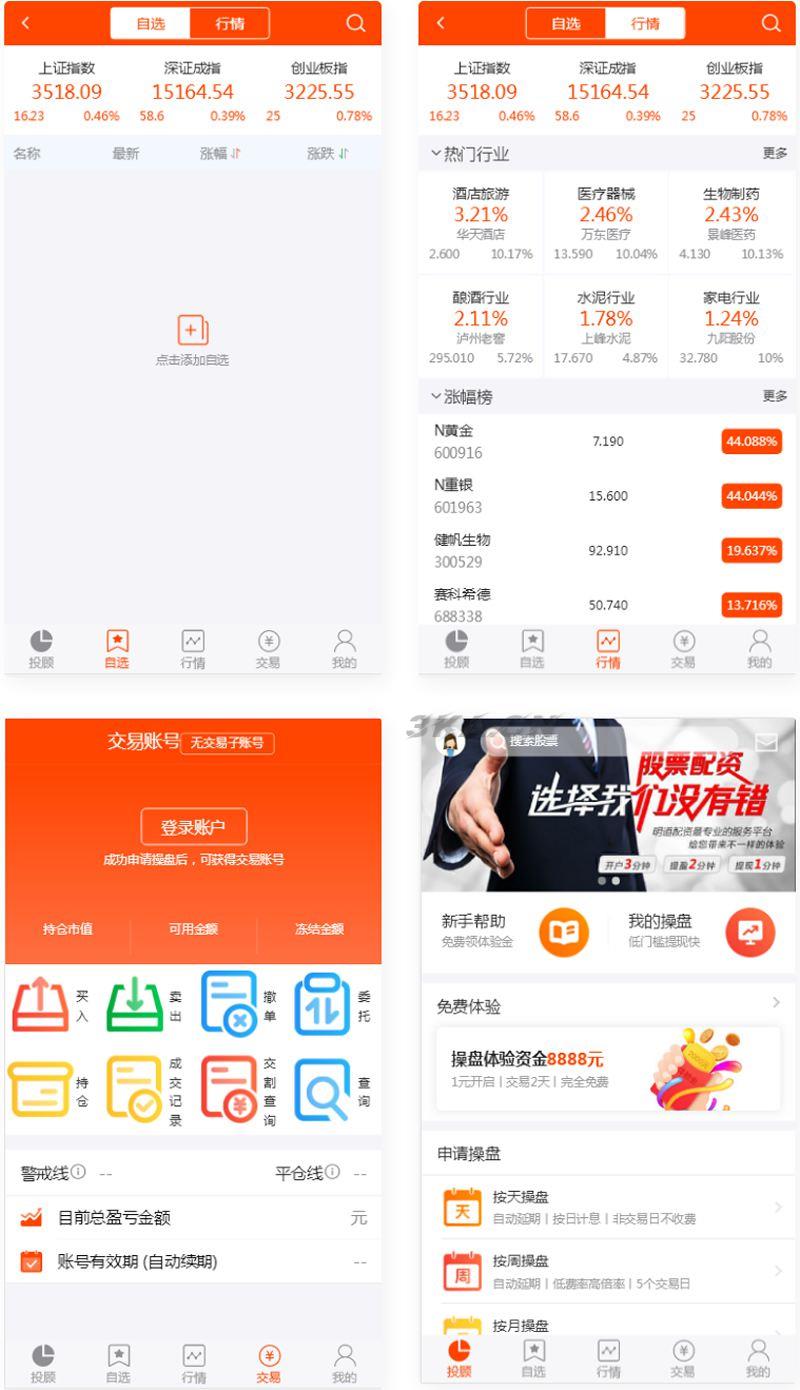 PHP配资系统源码 策略买点,策略A股系统,完美运行