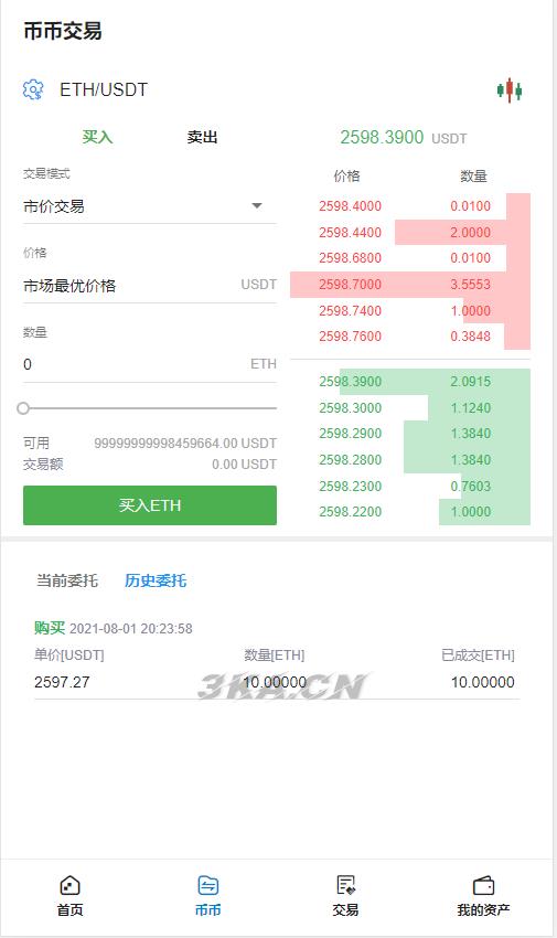 【区块链合约交易所源码】新币币交易所USDT秒合约杠杆C2C法币交易