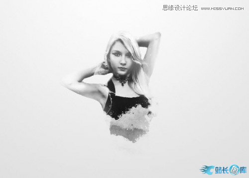 Photoshop合成抽象风格的人物插画教程,PS教程,汇云资源网