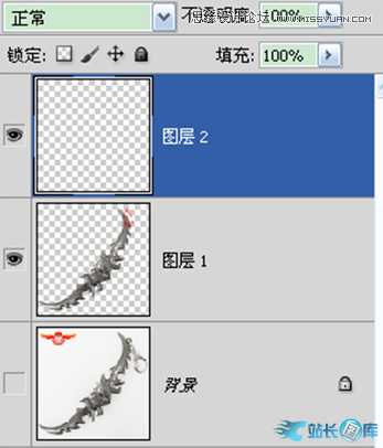 Photoshop给武器添加绿色光线效果,PS教程,汇云资源网