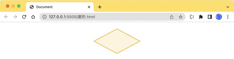 带你了解HTML5 SVG，看看怎么绘制自适应的菱形