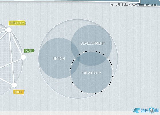 Photoshop设计简洁大方的网页界面,PS教程,汇云资源网