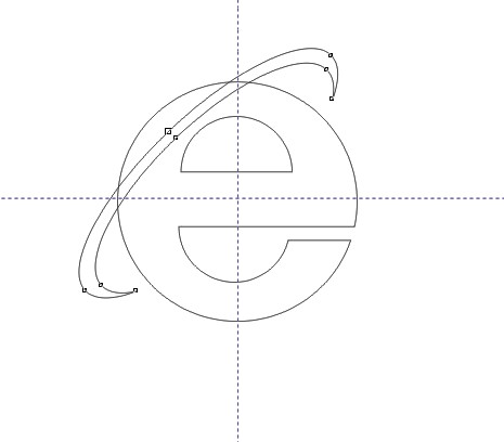 CDR制作IE浏览器标志教程