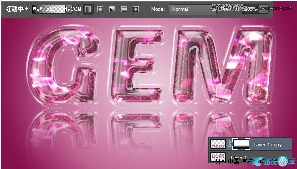 Photoshop制作甜美质感的宝石艺术字教程,PS教程,汇云资源网