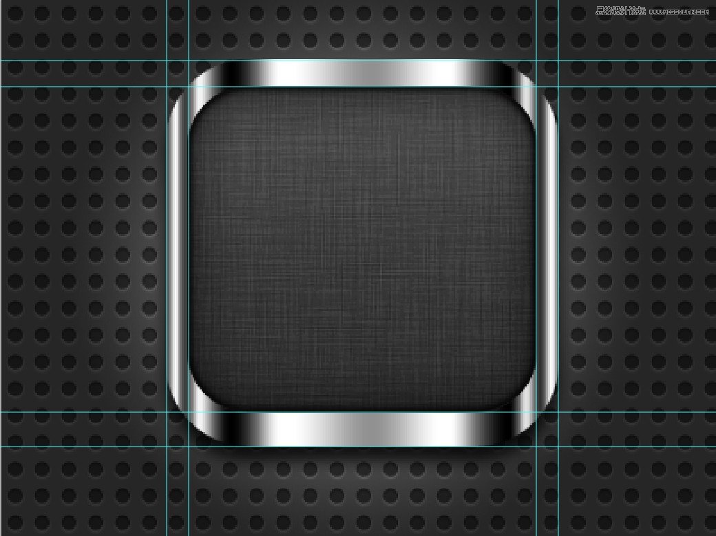 Photoshop制作金属质感的工具图标,PS教程,汇云资源网