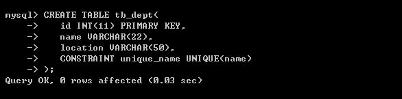 Mysql怎么删除unique key（唯一约束）