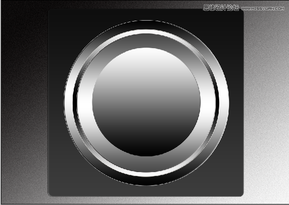 Photoshop绘制金属质感的指南针,PS教程,汇云资源网