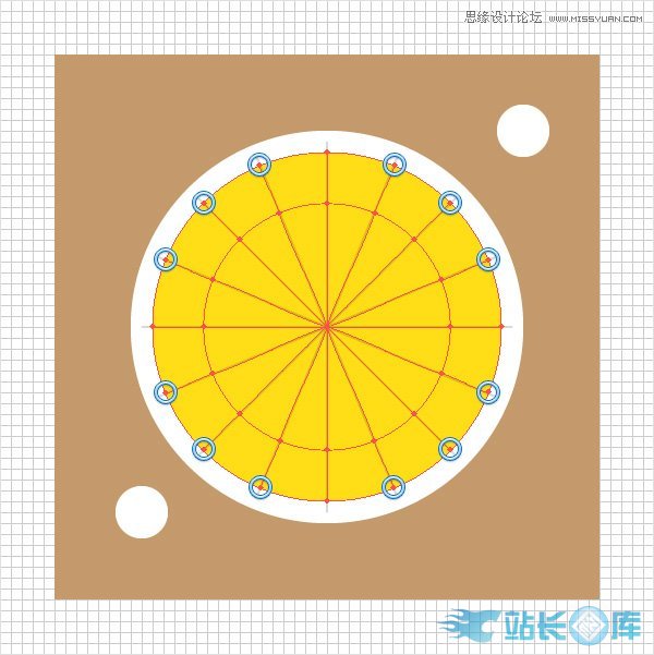 Illustrator创建立体风格的黑胶唱机图标,PS教程,汇云资源网