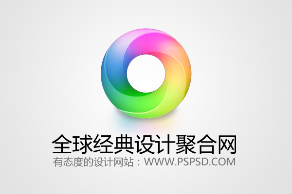 Photoshop制作圆形炫彩LOGO教程,PS教程,汇云资源网
