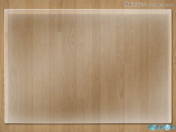 Photoshop制作个性的透明玻璃效果牌,PS教程,汇云资源网