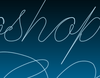 PhotoShop CS6制作梦幻高光流线花体艺术字效教程