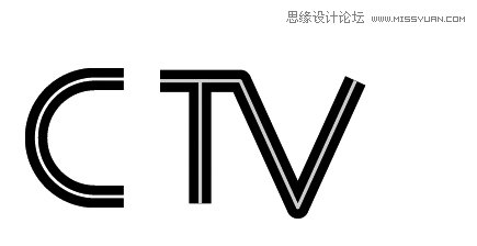 Illustrator制作电视台标志,PS教程,汇云资源网