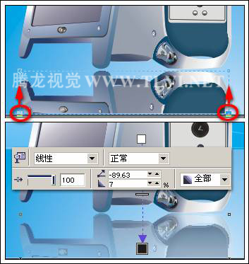 CDR制作电脑宣传海报教程