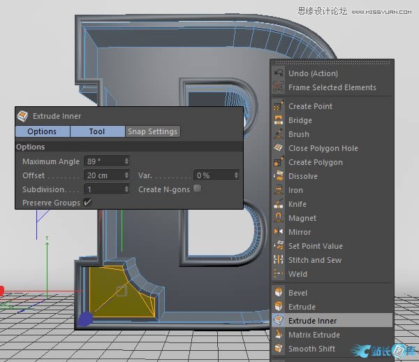 Photoshop结合C4D制作三维立体艺术字,PS教程,汇云资源网