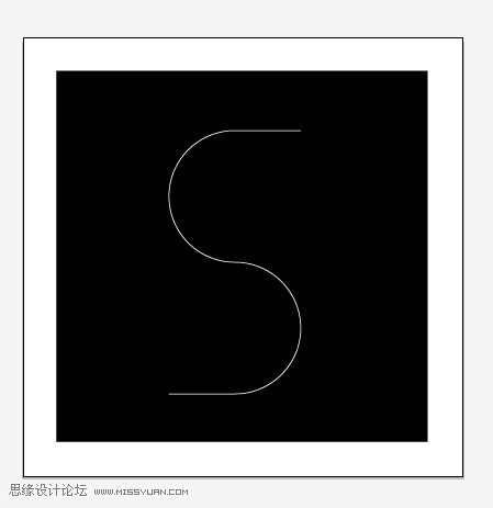 AI制作立体三维线条字母标志