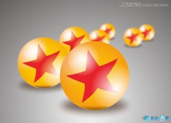 CorelDraw制作金色质感小球教程,PS教程,汇云资源网