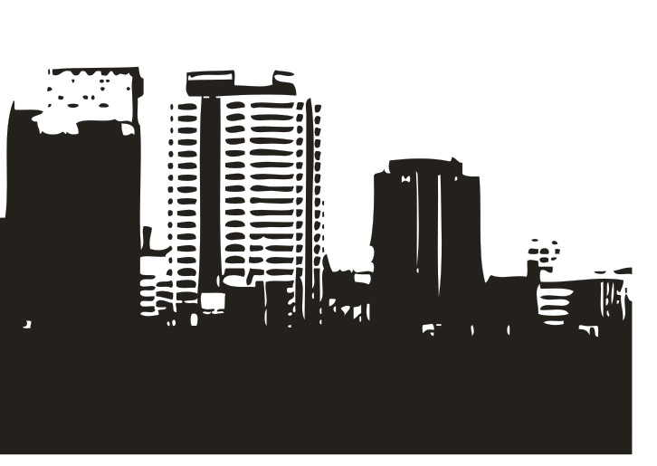 CDR绘制活力城市/海报