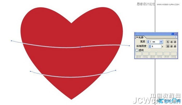 Illustrator绘制心形效果的粉色海报,PS教程,汇云资源网