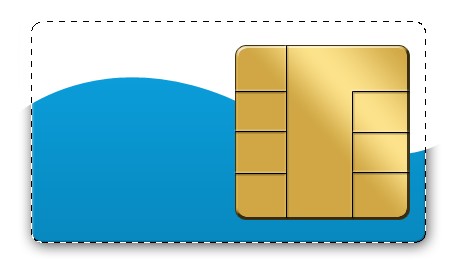 用PhotoShop制作出逼真的电话SIM卡效果教程 