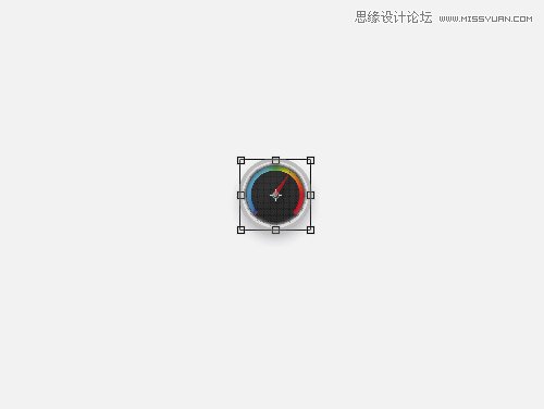 Photoshop制作精美的圆形仪表指针图标,PS教程,汇云资源网
