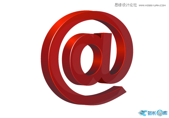 Illustrator制作超酷的3D符号效果图,PS教程,汇云资源网