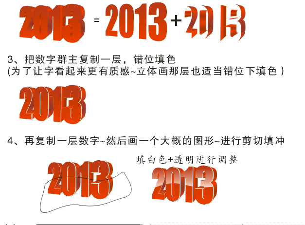 CDR打造质感立体文字