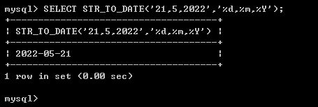 MySQL怎么将字符串转为datetime类型