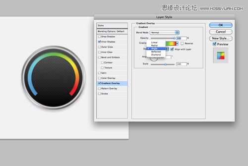 Photoshop制作精美的圆形仪表指针图标,PS教程,汇云资源网
