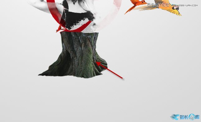 Photoshop合成抽象风格的人物插画教程,PS教程,汇云资源网