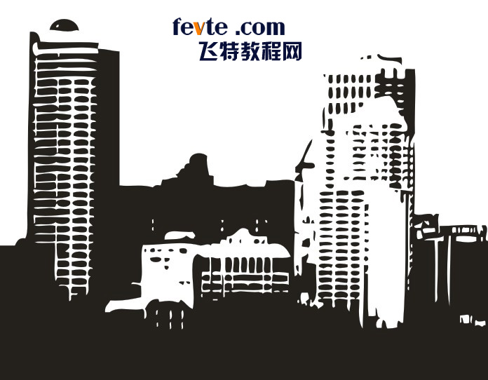 CDR绘制活力城市/海报