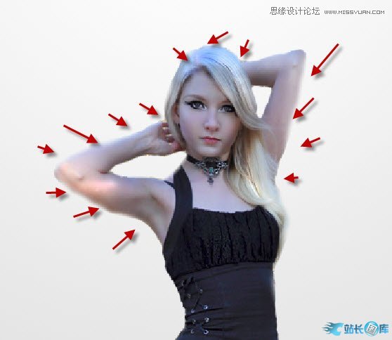 Photoshop合成抽象风格的人物插画教程,PS教程,汇云资源网