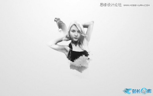 Photoshop合成抽象风格的人物插画教程,PS教程,汇云资源网