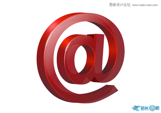 Illustrator制作超酷的3D符号效果图,PS教程,汇云资源网