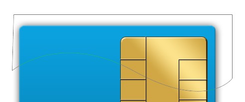 用PhotoShop制作出逼真的电话SIM卡效果教程 