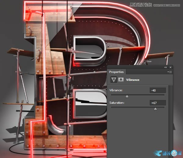 Photoshop结合C4D制作三维立体艺术字,PS教程,汇云资源网