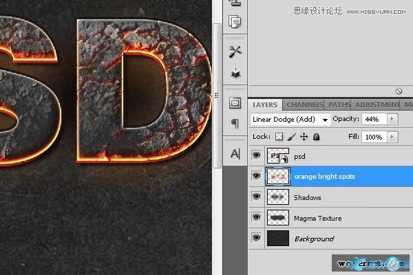 Photoshop制作超酷的岩石立体字教程,PS教程,汇云资源网