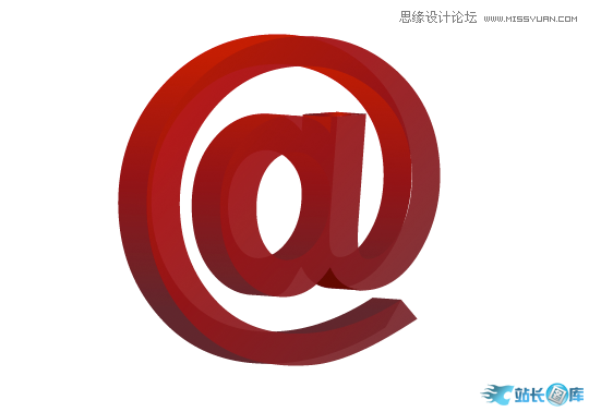 Illustrator制作超酷的3D符号效果图,PS教程,汇云资源网
