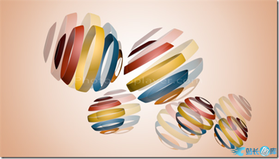 Photoshop设计时尚大气的3D螺旋球,PS教程,汇云资源网