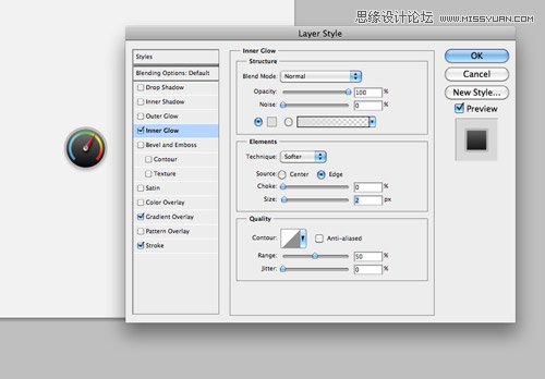 Photoshop制作精美的圆形仪表指针图标,PS教程,汇云资源网