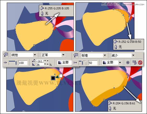 CorelDRAW实例教程：制作圣诞快乐艺术字教程,PS教程,思缘教程网
