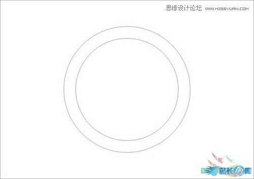 CorelDraw交互式调和工具制作卡通彩虹,PS教程,汇云资源网